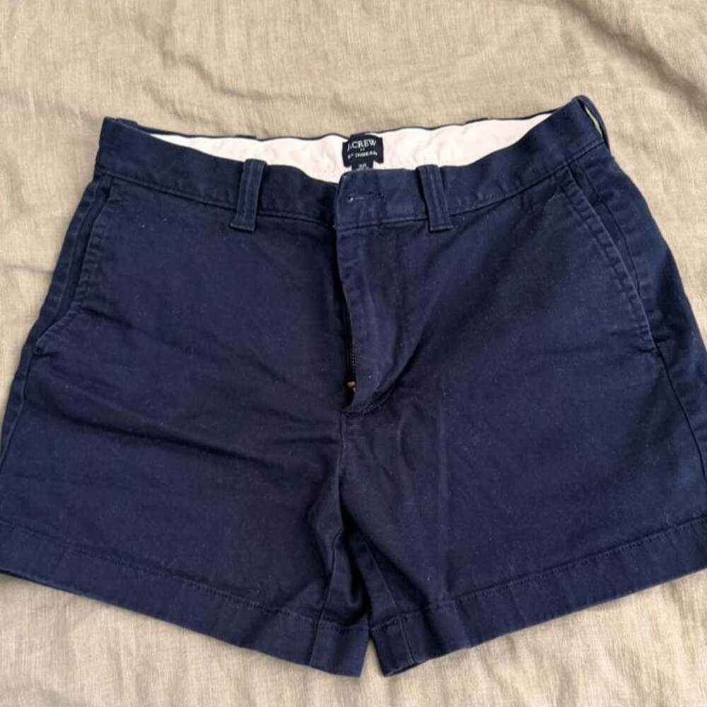 J.Crew 5" Inseam Chino Shorts Navy Blue